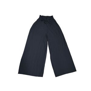 Boutique Wide Leg Pleated Palazzo Pants Size 2 with Tie Belt